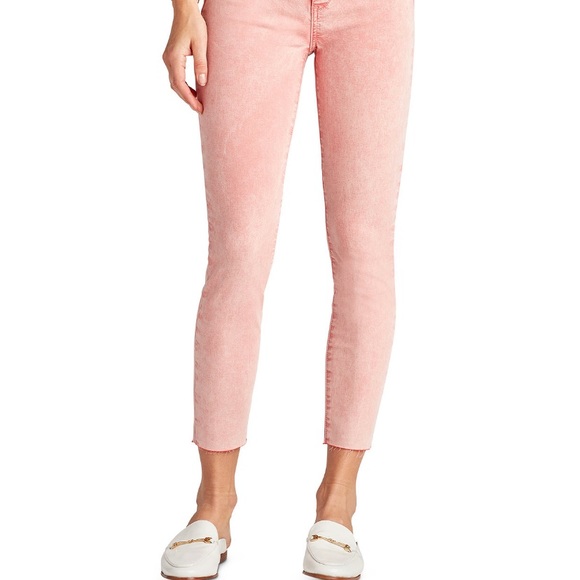 Sam Edelman Pink skinny jeans high rise NWT $98 - Picture 2 of 6